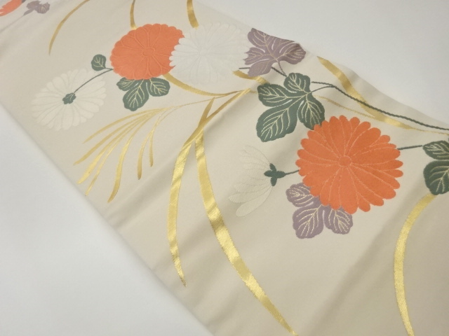 JAPANESE NAGOYA OBI / WOVEN PLANTS
